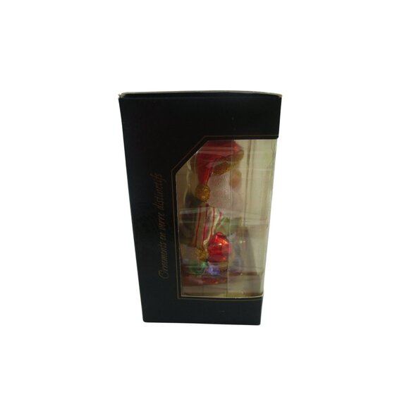 Krebs Glass Santa Ornament 3.5" Christmas Ornament New In Box - Picture 6 of 9